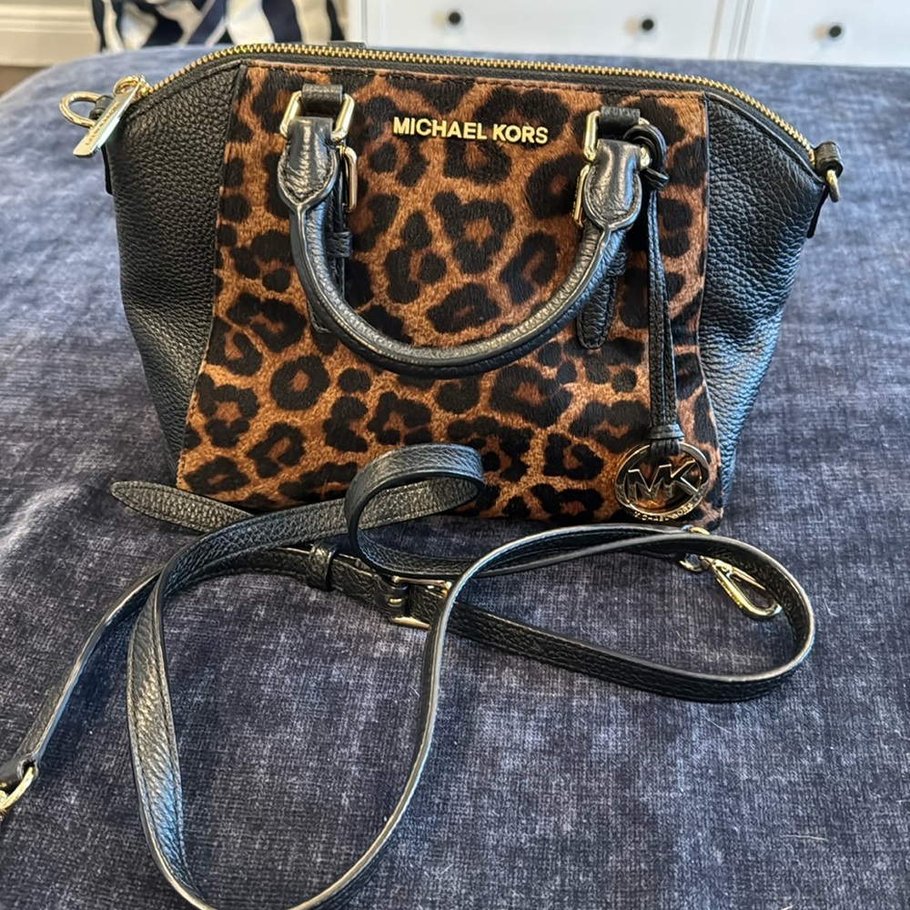 Michael Kors pebbled leather crossbody bag